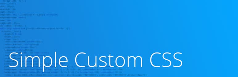 افزونه Simple Custom CSS