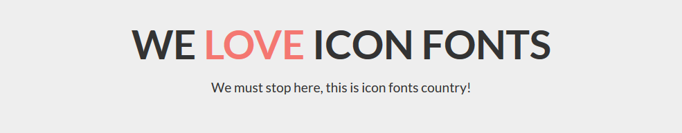 فونت های آیکون رایگان We Love Icon Fonts