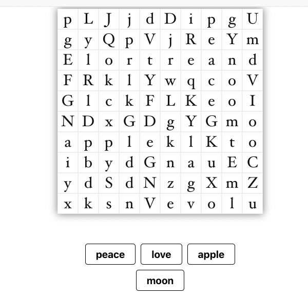 افزونه Word Search Puzzles Game