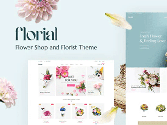 قالب Florial - قالب وردپرس فروشگاه گل و گیاه