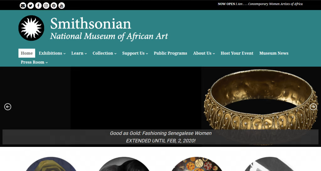 سایت Smithsonian National Museum of African Art