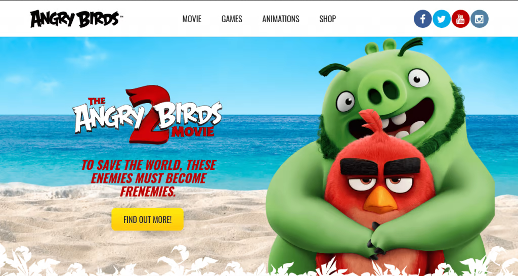سایت Angry Birds