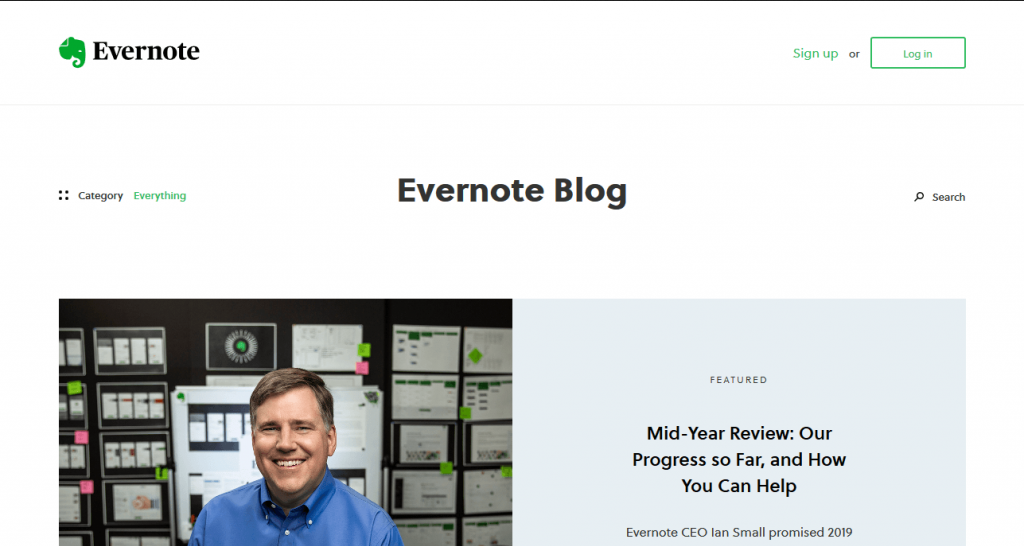 سایت Evernote