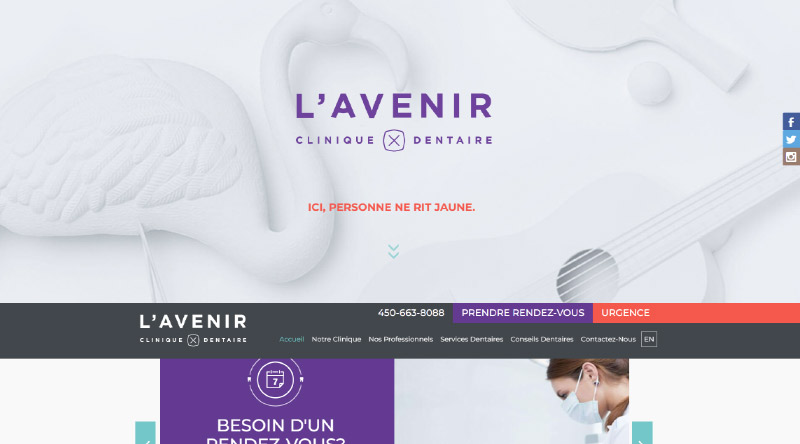 سایت Dentiste Laval