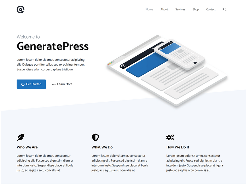 قالب GeneratePress