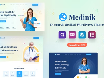 قالب Medinik - قالب وردپرس دکتر و پزشکی مدینیک