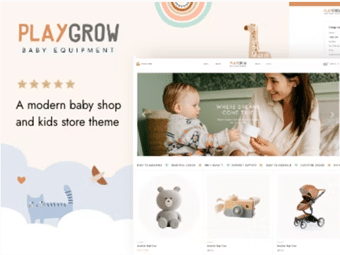 قالب PlayGrow - قالب فروشگاه کودک و بچه