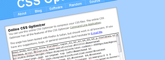 Online CSS Optimizer